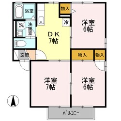 リッツハウス森松・の物件間取画像